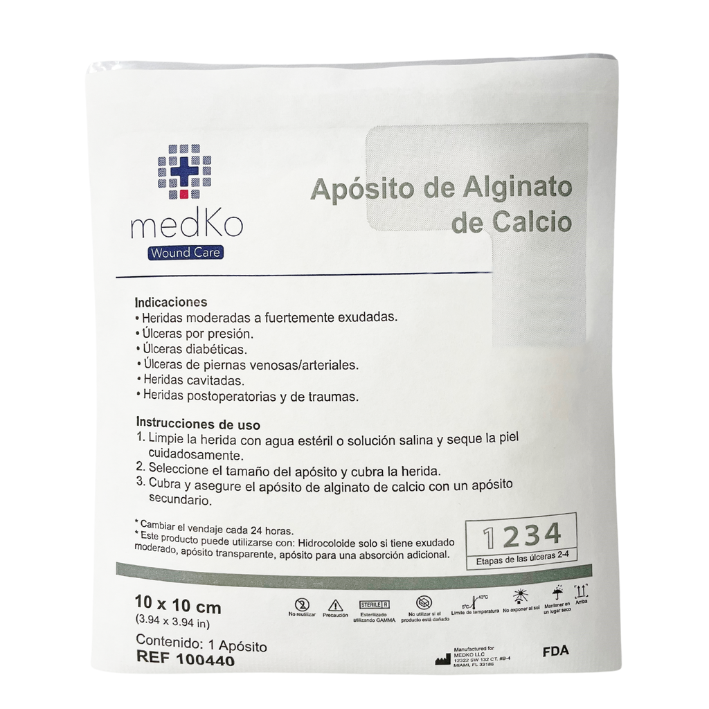 APOSITO DE ALGINATO DE CALCIO - medKo