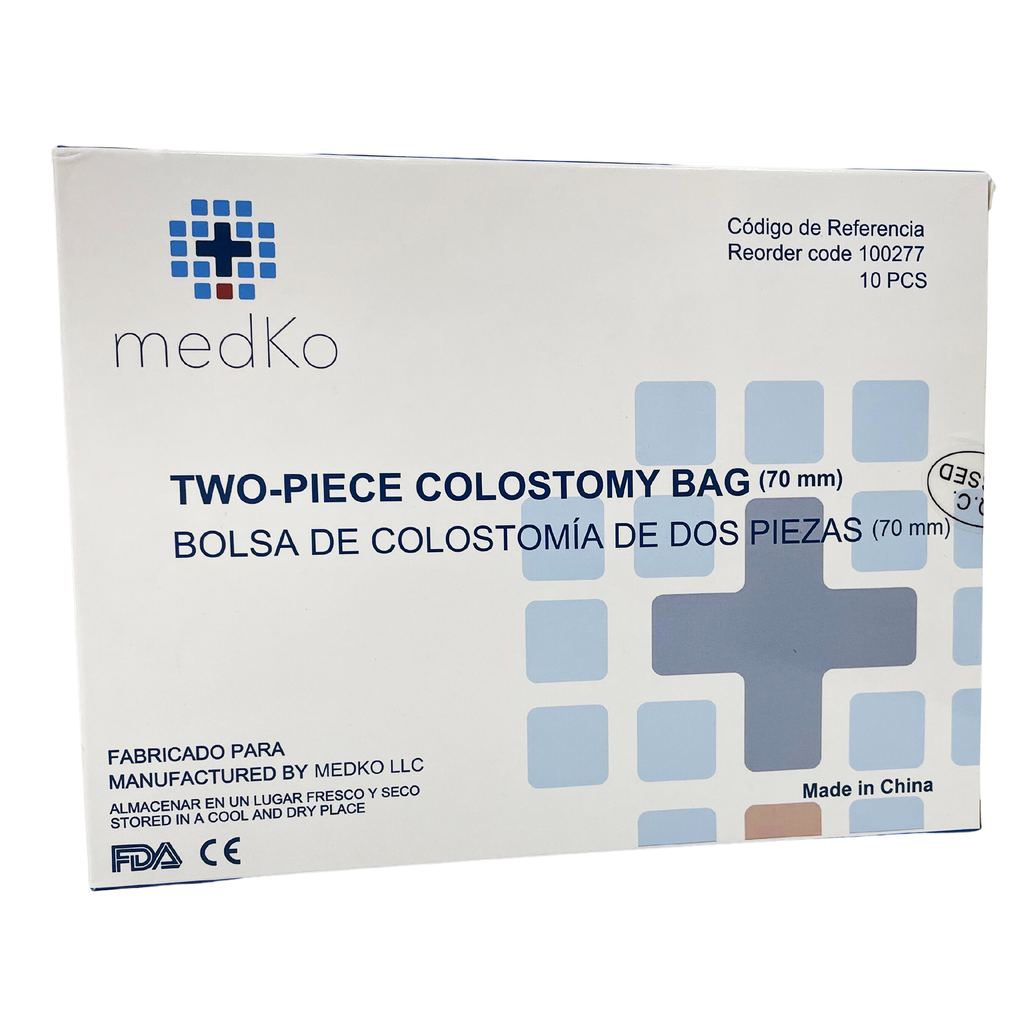 BOLSA PARA COLOSTOMIA DE DOS PIEZAS - medKo